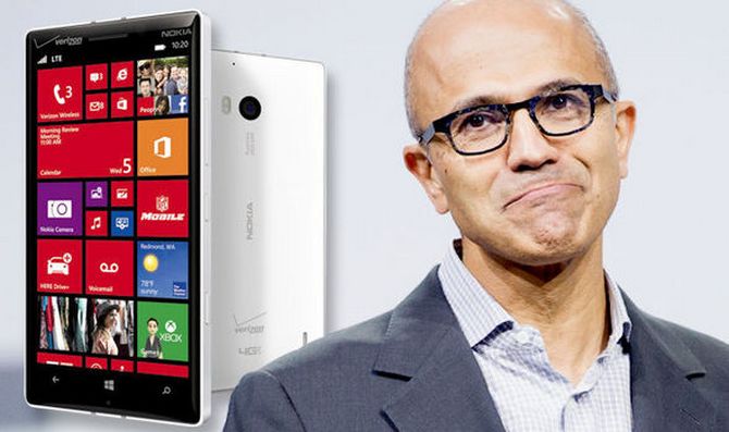 ceo microsoft windows phone khong co cua canh tranh voi ios va android
