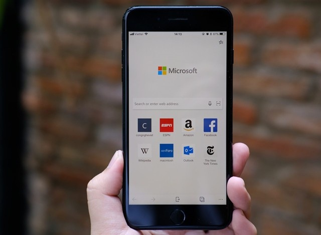 ban cap nhat microsoft edge cho ios va android khac phuc loi bao mat