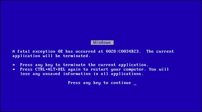 luoc su ve man hinh xanh chet choc tren windows vnreview tu van