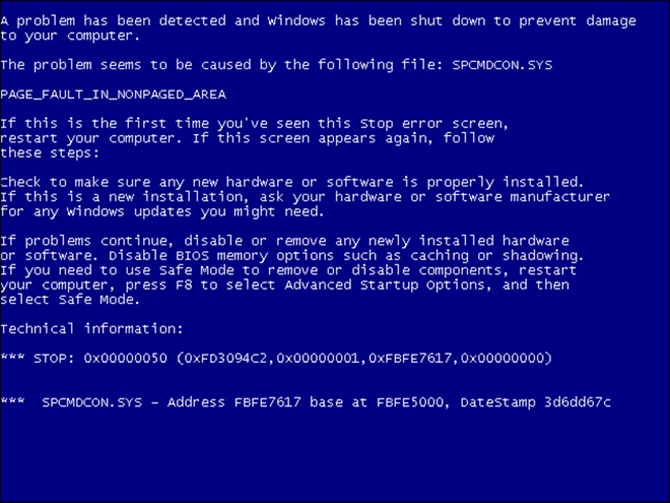 luoc su ve man hinh xanh chet choc tren windows vnreview tu van