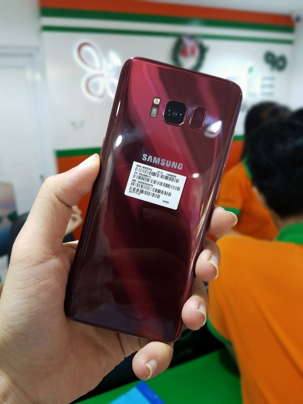 phien ban galaxy s8 burgundy red ve viet nam