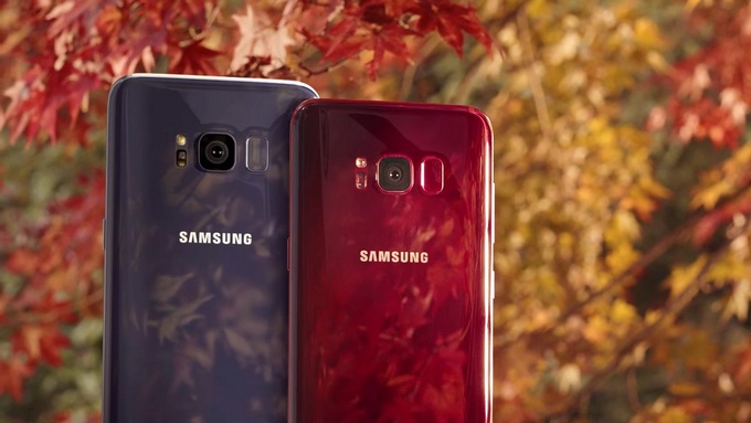 phien ban galaxy s8 burgundy red ve viet nam