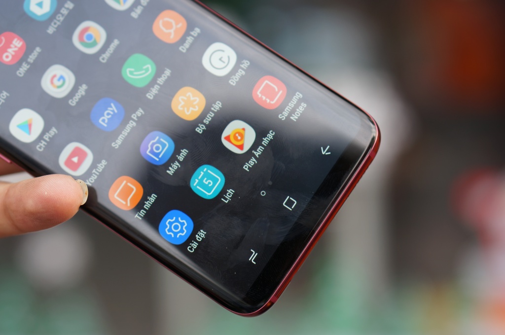 can canh samsung galaxy s8 burgundy red moi ve viet nam