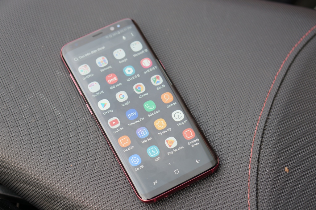 can canh samsung galaxy s8 burgundy red moi ve viet nam