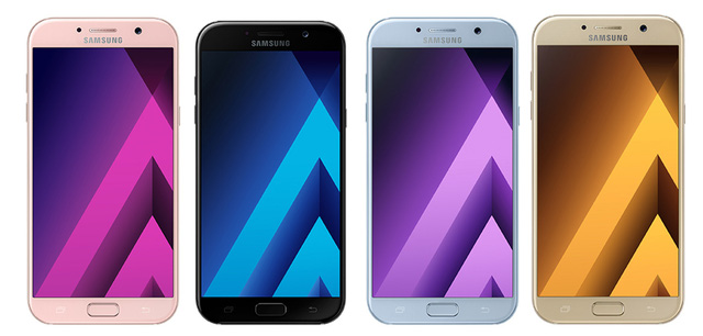 samsung galaxy a 2017 chinh thuc ra mat ba phien ban chong nuoc ip68 camera truoc 16mp usb c