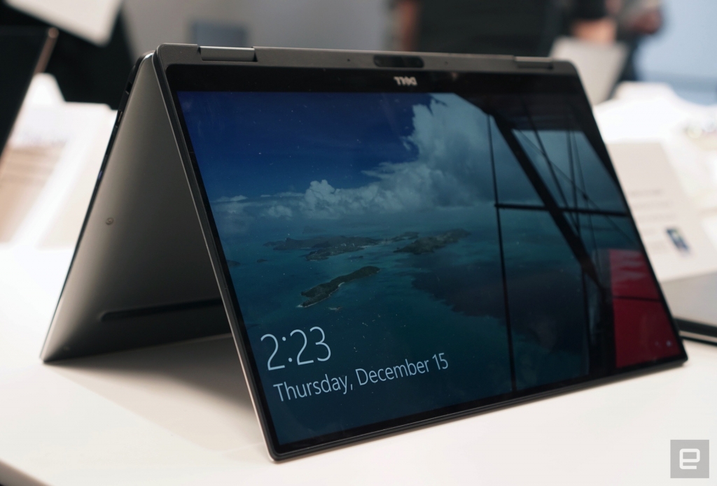 dell xps 13 the he moi lai tablet man hinh khong vien khong quat tan nhiet