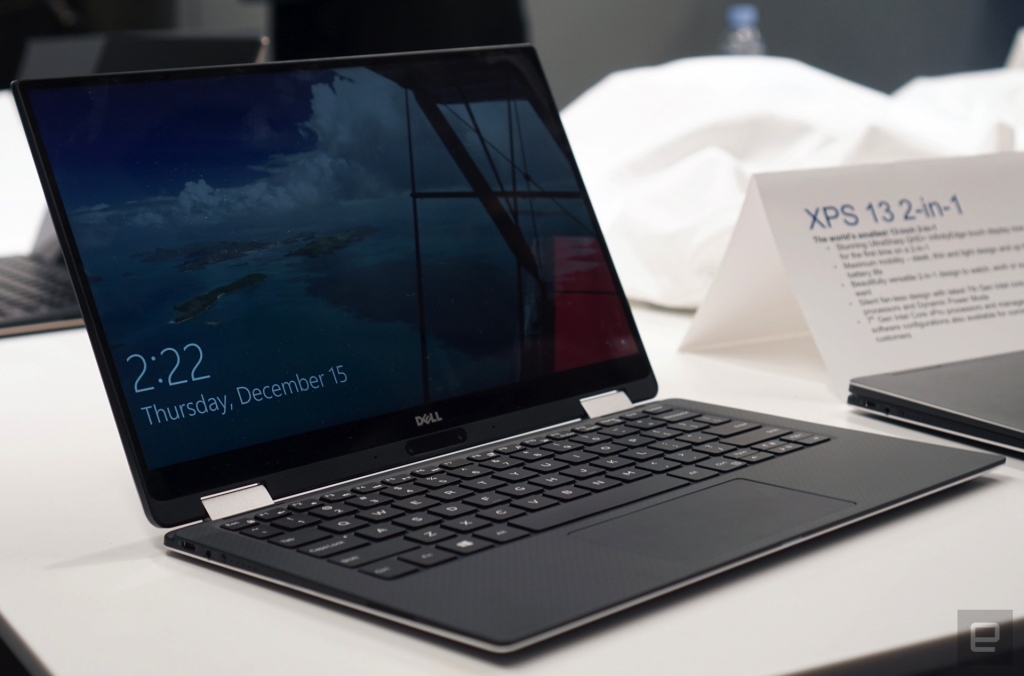 dell xps 13 the he moi lai tablet man hinh khong vien khong quat tan nhiet