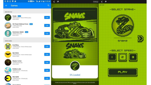 nua trieu nguoi choi snake tren facebook ngay dau