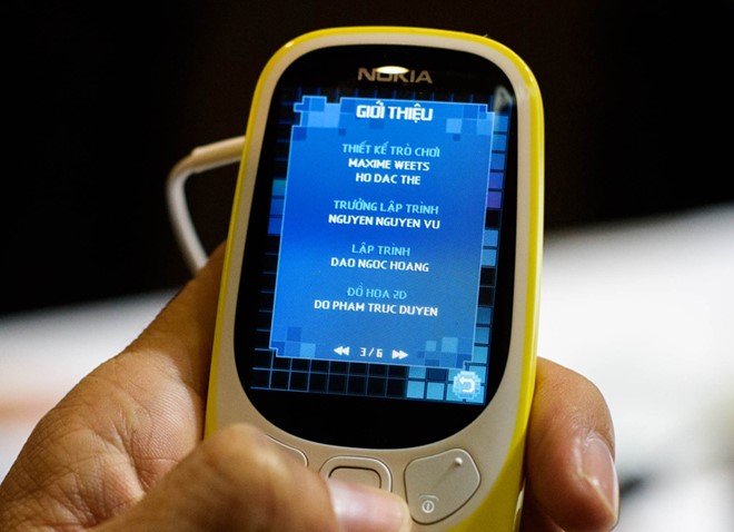 game ran san moi tren nokia 3310 do nguoi viet lam