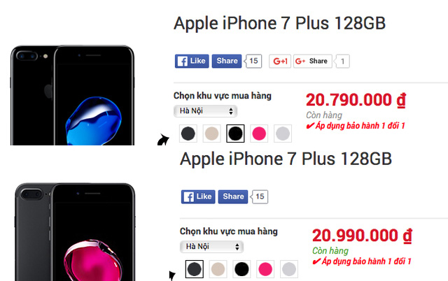 Từng là màu đắt nhất, iPhone 7 Jet Black sụt giá thảm hại, trở thành màu rẻ nhất hiện nay tung la mau dat nhat iphone 7 jet black sut gia tham hai tro thanh mau re nhat hien nay