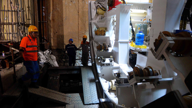 robot tbm dao duong ham khung cho tuyen metro tphcm