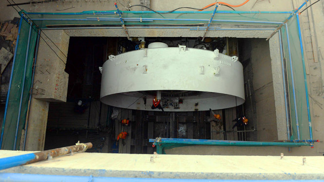 robot tbm dao duong ham khung cho tuyen metro tphcm