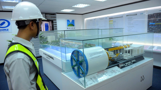 robot tbm dao duong ham khung cho tuyen metro tphcm