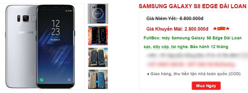 samsung galaxy s8 nhai gia khoang 3 trieu dong tung hoanh thi truong