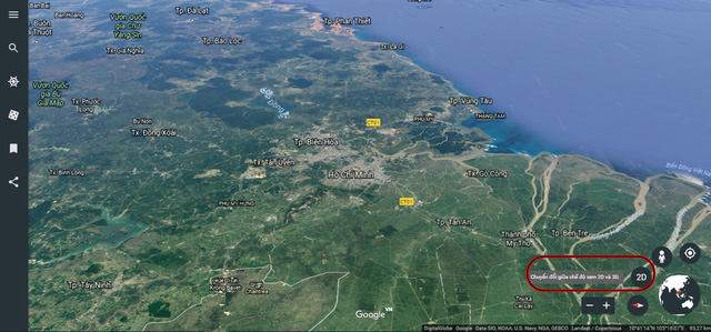 tinh nang xem 3d tren google earth man lot xac ngoan muc
