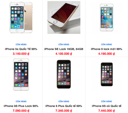 iphone se rot gia manh o viet nam