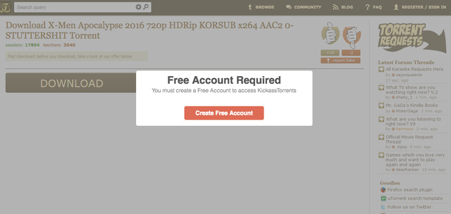 co the bi danh cap tai khoan ngan hang neu truy cap kickasstorrents