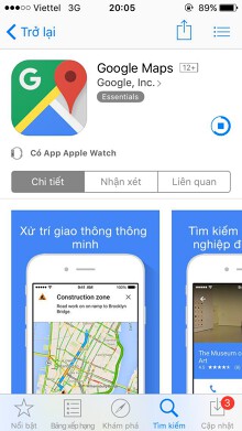 Đã có Google Maps \"chính chủ\" cho iOS tại Việt Nam