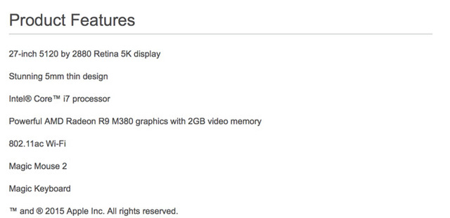 apple imac 5k retina lo cau hinh tren trang best buy gia gan 70 trieu dong
