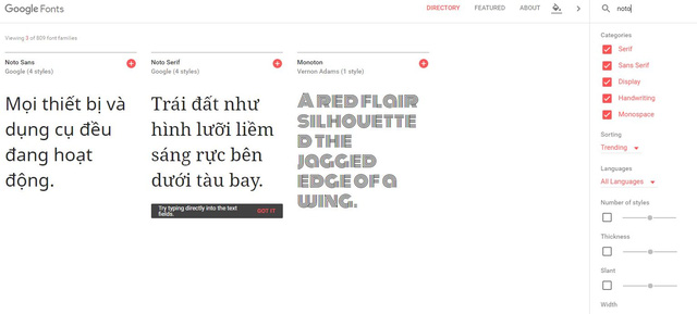 tai bo font chu tuyet de p google moi tung ra co vie t nam