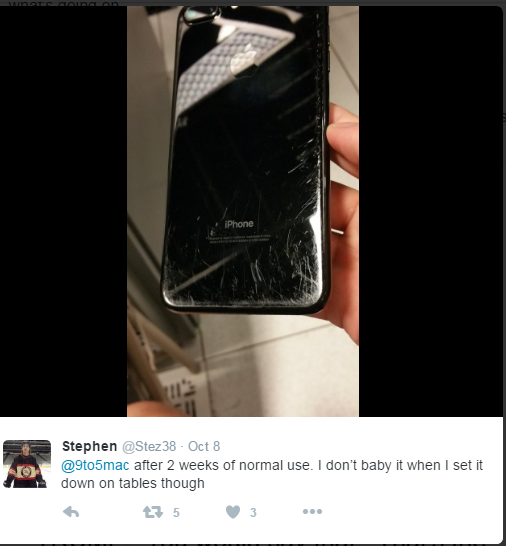 iphone 7 plus jet black xuoc nang sau 2 tuan su dung