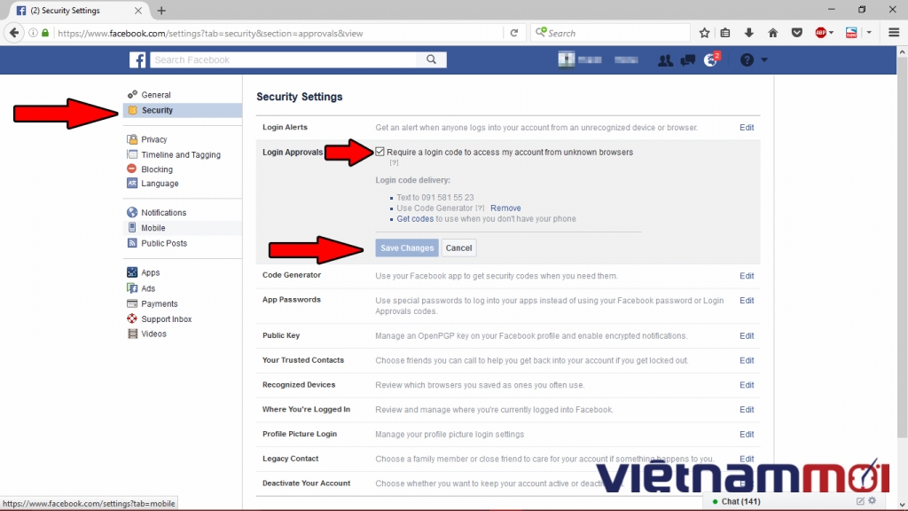 Hướng dẫn bạn đọc kích hoạt bảo mật 2 lớp để bảo vệ tài khoản Facebook, Google kich hoat bao mat 2 lop de bao ve tai khoan facebook google