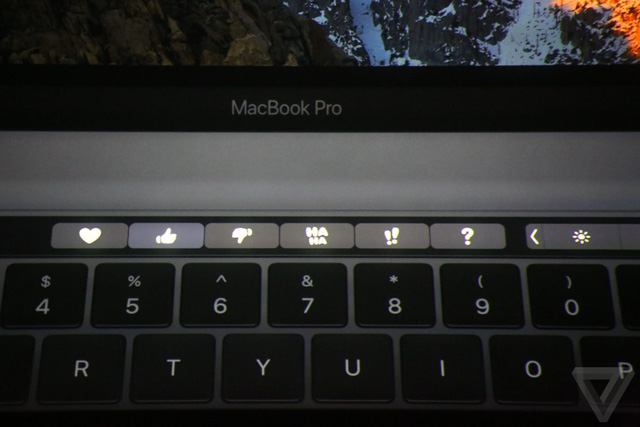 tat ca nhung dieu ban co the lam voi touch bar tren macbook pro moi