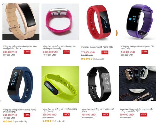 smartband kem chat luong ban tran lan