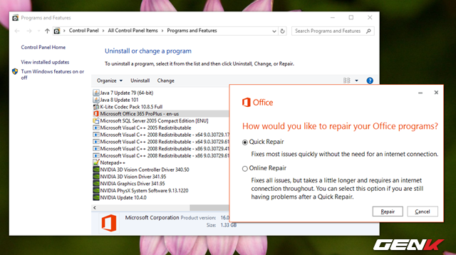 microsoft ra mat cong cu giup sua loi nhanh cac ung dung office