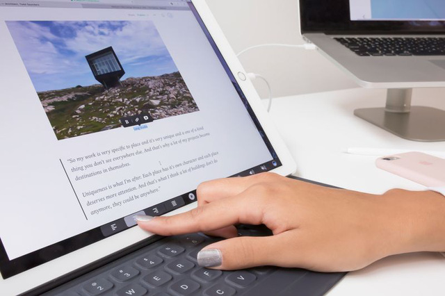 duet display cho phe p mang touch bar cu a macbook pro 2016 len ba t ky chie c ipad na o