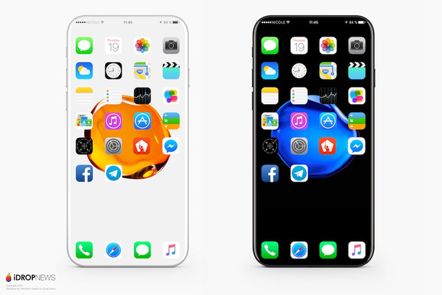 iphone 8 voi thiet ke khong canh 100 man hinh se trong giong nhu the nay