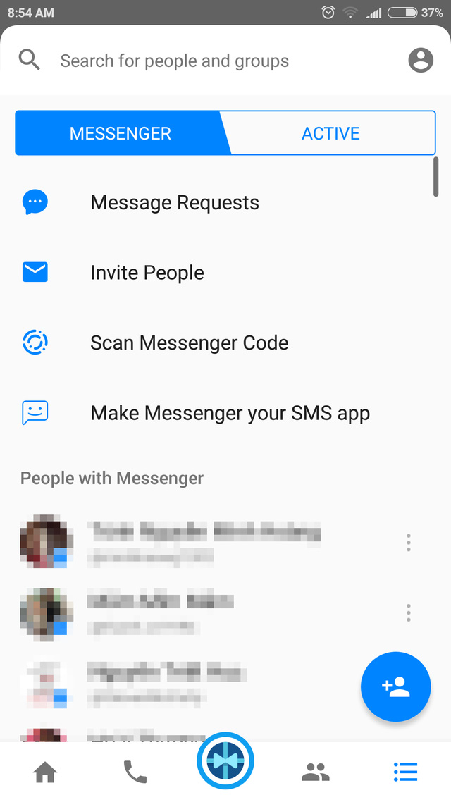 lam sao tro nen vo hinh khi online tren facebook messenger