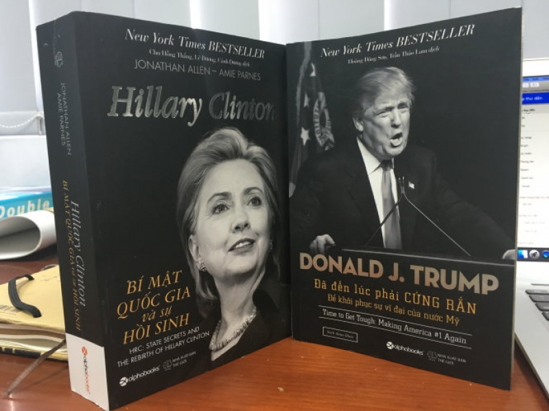 ra mat sach tieng viet ve hillary clinton va donald trump