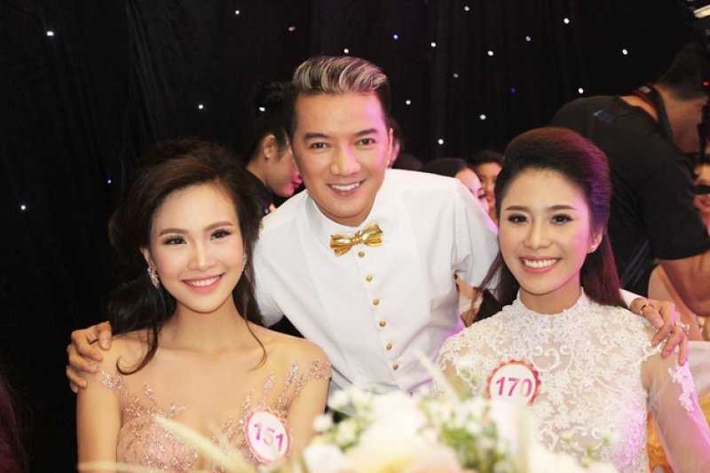 thi sinh hoa hau do dang voi dam da tiec