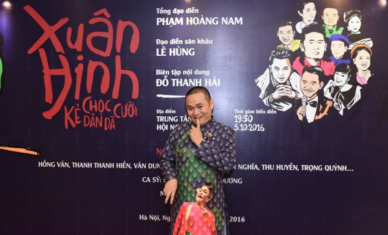 xuan hinh mang nhieu cai la trong liveshow cheo ki niem 40 nam nghe dien