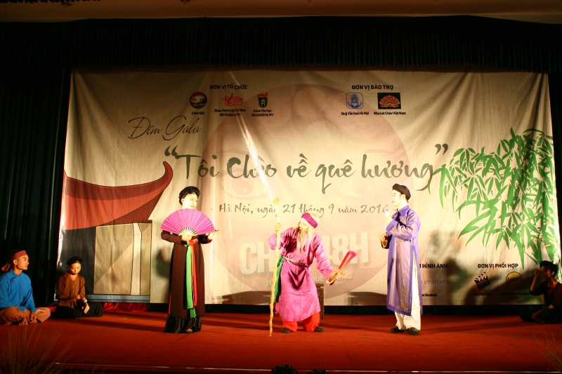 gala toi cheo ve que huong mang san khau dan gian tu san dinh ve truong hoc