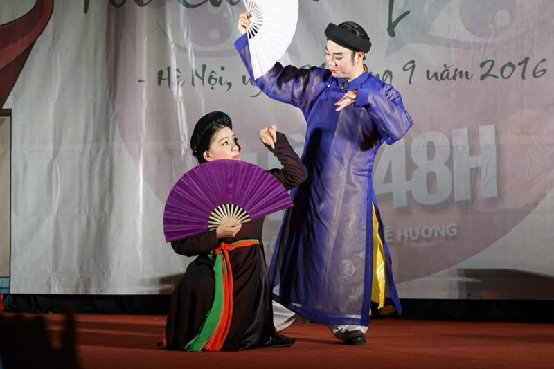 gala toi cheo ve que huong mang san khau dan gian tu san dinh ve truong hoc