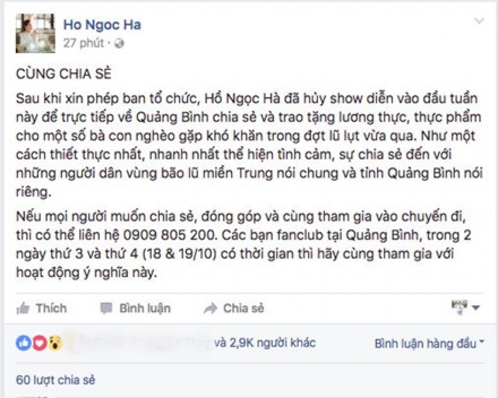 dam vinh hung tran thanh pham huong tich cuc lam tu thien ung ho nguoi dan vung lu