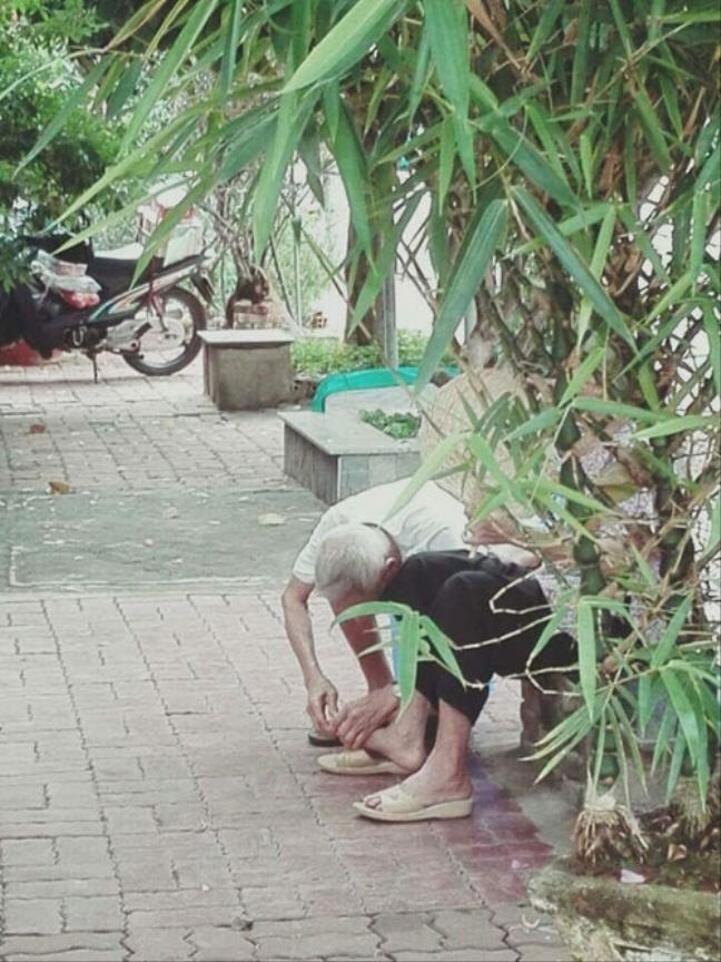 Trào lưu chụp ảnh 'ông bà anh' gây 'sốt' cộng đồng mạng nhung hinh anh cua ong ba anh gay xuc dong long nguoi