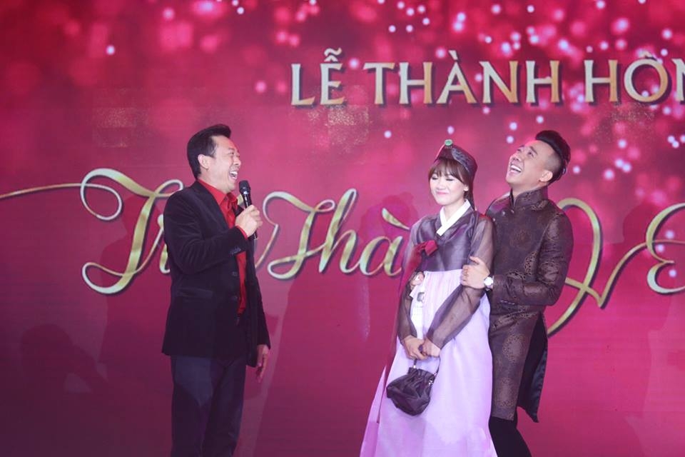 khoanh khac hanh phuc cua co dau chu re hari tran thanh