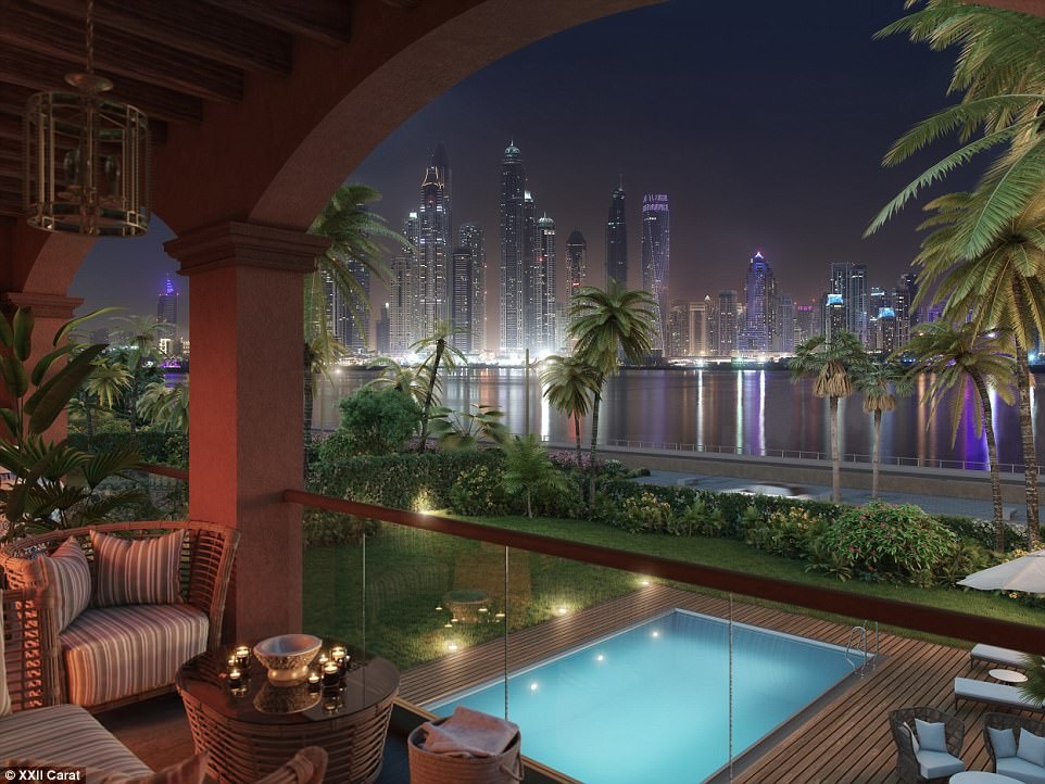 bon tam nam da quy trieu do trong biet thu xa hoa o dubai