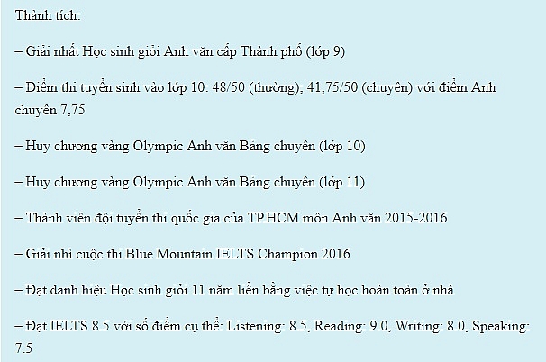 bi quyet tu hoc dat ielts 85 cua nam sinh lop 12