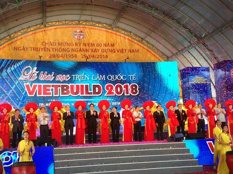 khai mac trien lam vietbuild tphcm 2018 lan 1