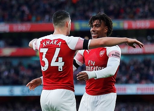 truc tiep arsenal vs fulham granit xhaka mo ti so chu nha vuon len dan truoc