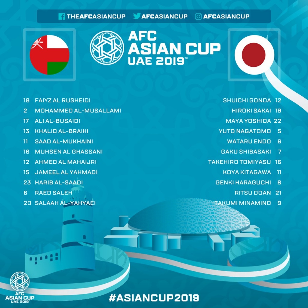 truc tiep oman vs nhat ban vong bang asian cup 2019 samurai tim lai minh