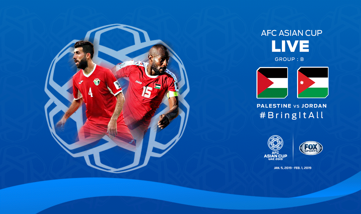 kenh xem truc tiep palestine vs jordan vong bang asian cup 2019