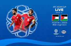 Kênh xem trực tiếp Palestine vs Jordan, vòng bảng Asian Cup 2019
