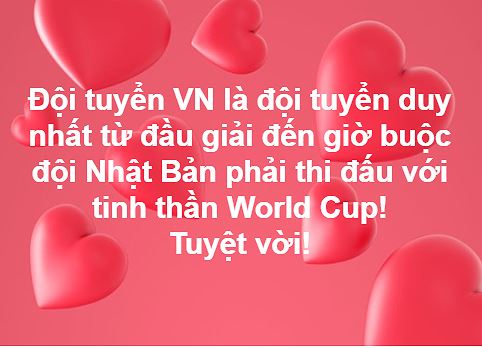 cong dong mang tuyen viet nam dang da world cup a