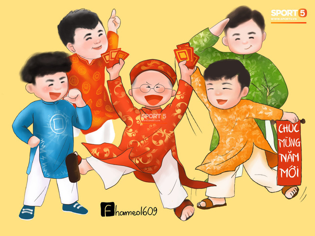 dan cau thu tuyen viet nam gui loi chuc nong am toi nguoi ham mo nhan dip tet ky hoi 2019