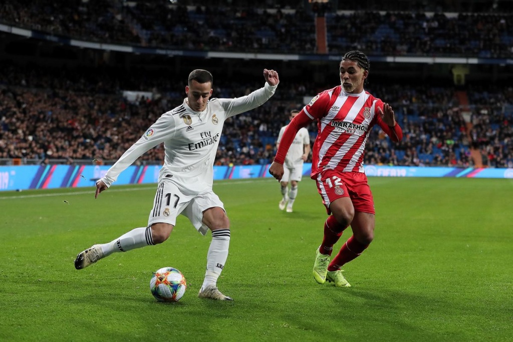 truc tiep real madrid vs girona giang bay o bernabeu